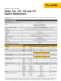 Thumbnail of document Data Sheet - 117 / 323 Electrician's Multimeter Combo Kit